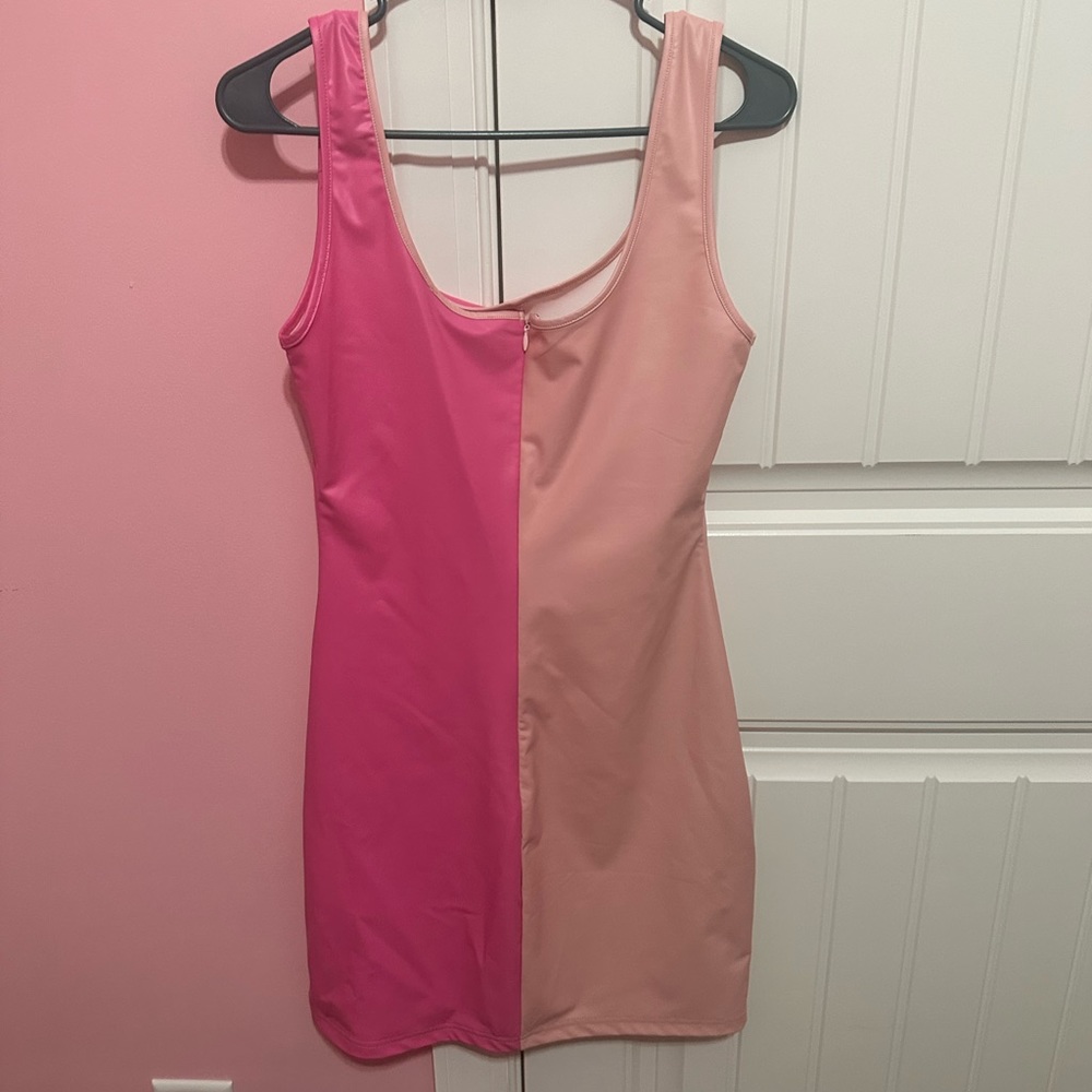 By Egreis Pink Barbie Dress- Medium- Stretchy- fits up to XL NWOT